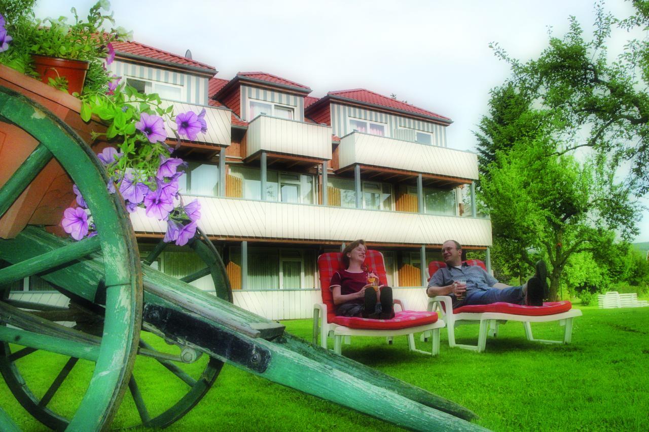 Hotel & Restaurant Kronenhof Am Weser-Radweg Oberweser Eksteriør bilde