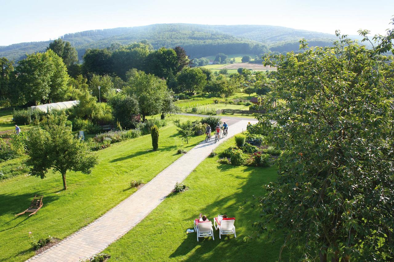 Hotel & Restaurant Kronenhof Am Weser-Radweg Oberweser Eksteriør bilde